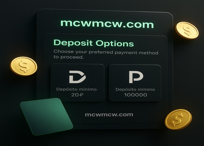 mcw প্ল্যাটফর্মটি বহু ধরনের পেমেন্ট পদ্ধতি সরবরাহ করে